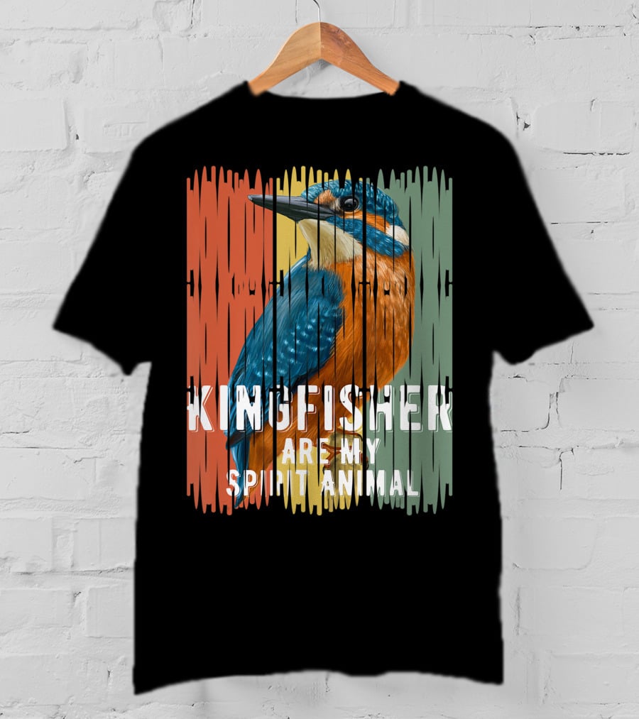 Kingfisher Are My Spirit Animal T-Shirt