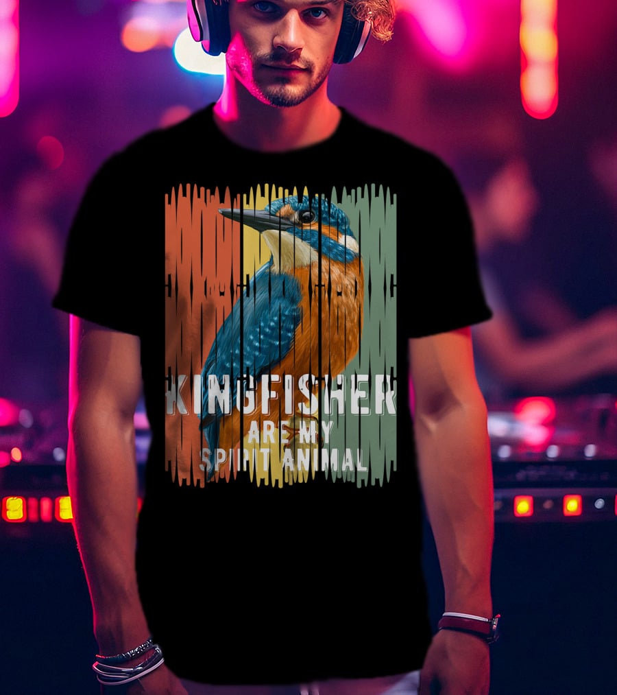 Kingfisher Are My Spirit Animal T-Shirt