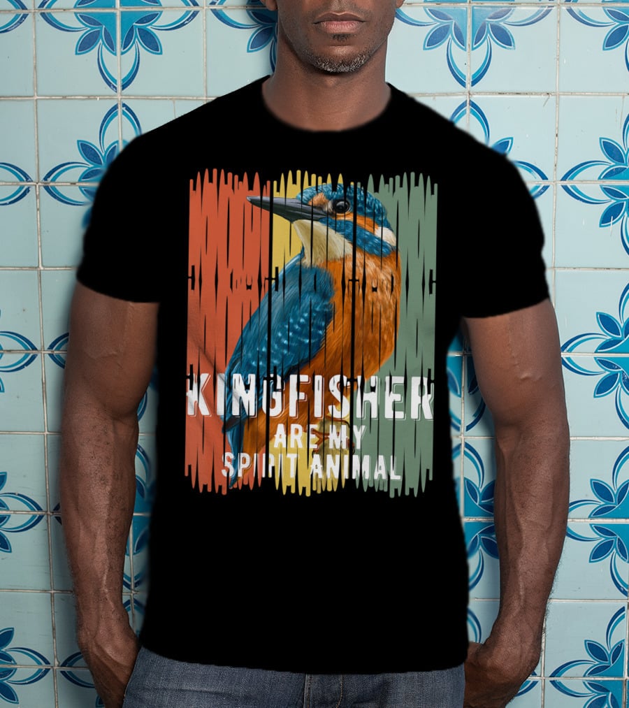 Kingfisher Are My Spirit Animal T-Shirt