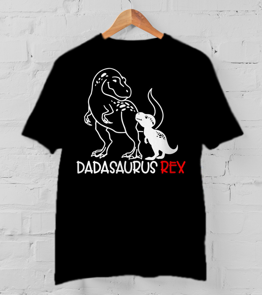 Dadasaurus Rex Papa Saurus Daddy T-Rex Dinosaur Father's Day T-Shirt