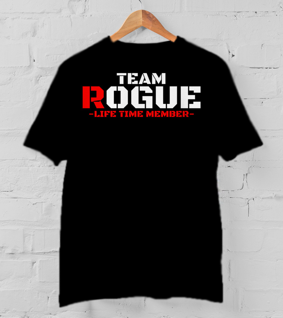 Team Rogue Life Time Member Military Style Gym Fitness Workout Training Patriotic USA T-Shirt
