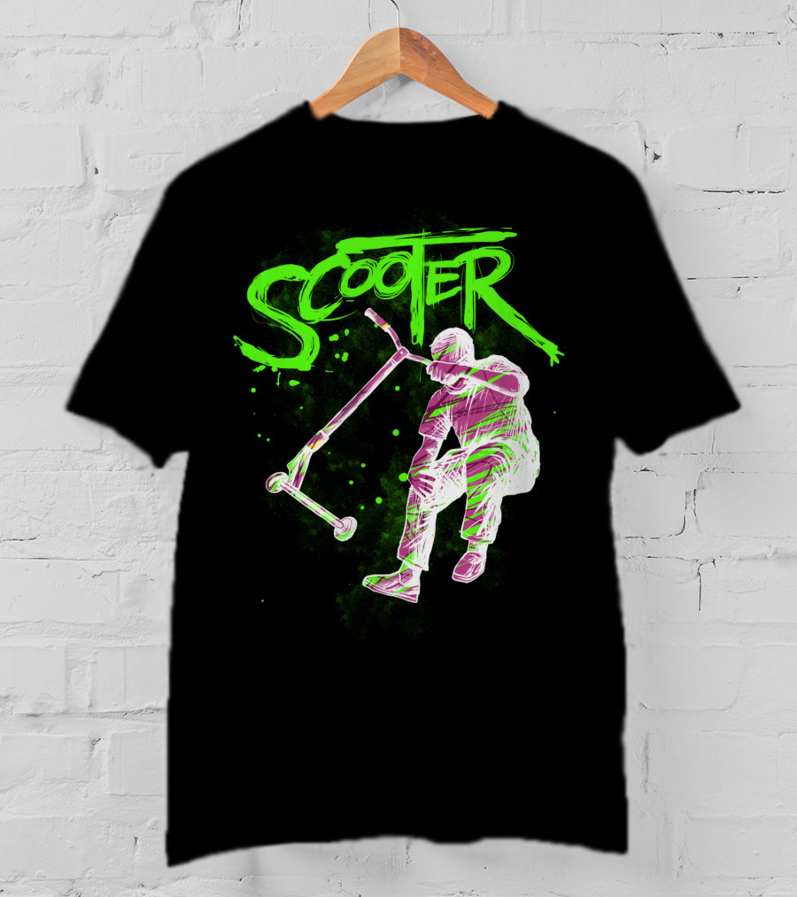 Scooter Neon Jump Action T-Shirt