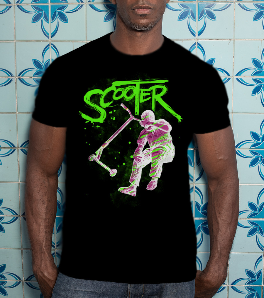 Scooter Neon Jump Action T-Shirt