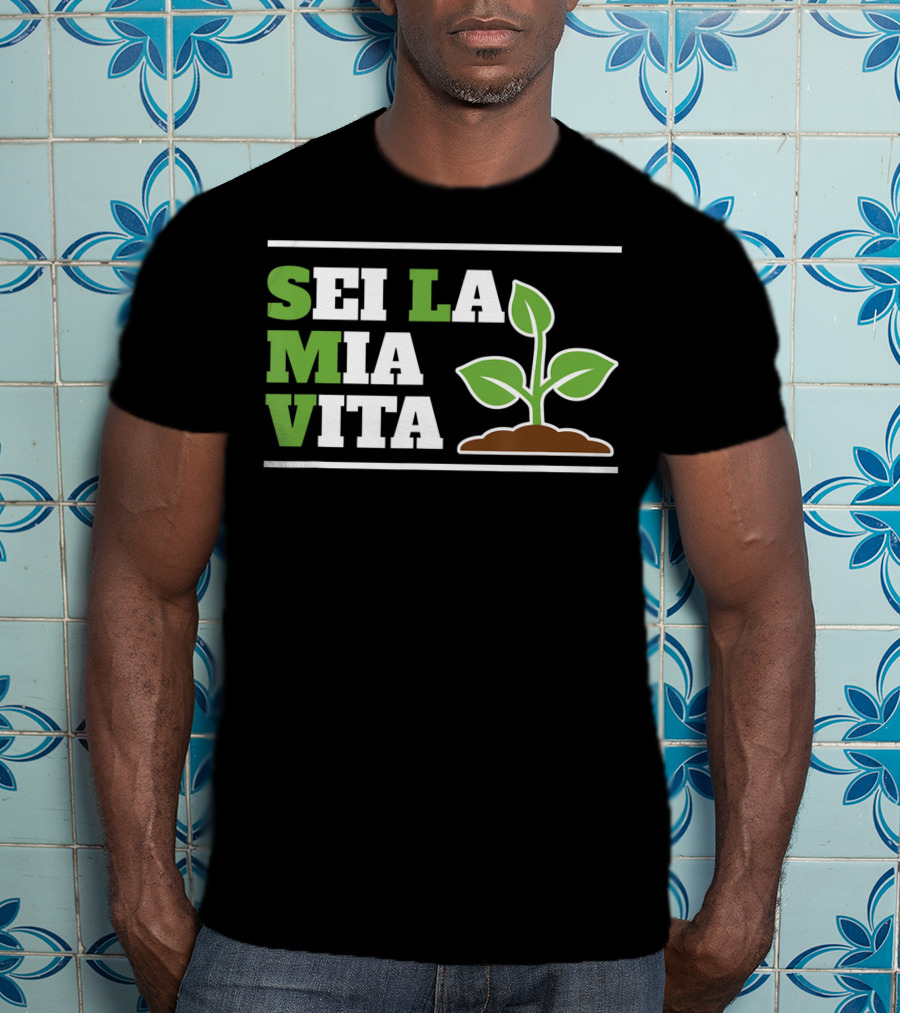 Sei La Mia Vita Italia SMV Plant T-Shirt