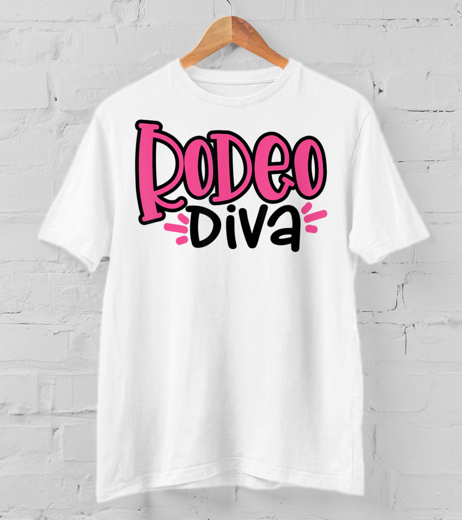 Rodeo Diva Country Cowgirl Princess Girls Western T-Shirt