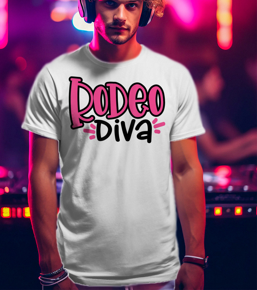 Rodeo Diva Country Cowgirl Princess Girls Western T-Shirt
