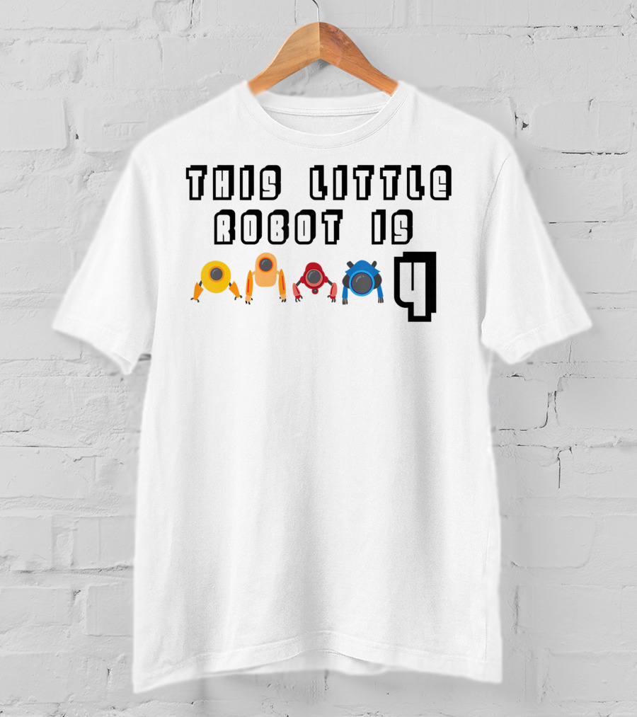 This Little Robot Is 4 Future Robotics Engineer T-Shirt