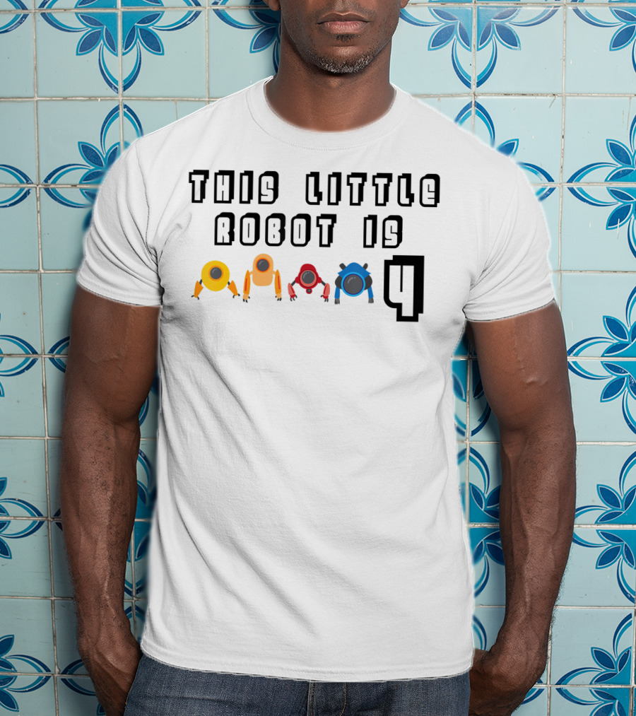 This Little Robot Is 4 Future Robotics Engineer T-Shirt