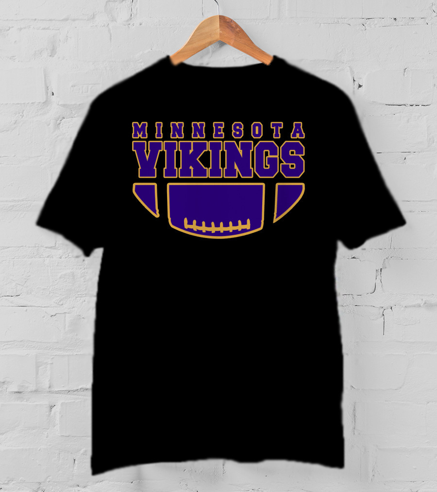 Minnesota Vikings Football Helmet Emblem T-Shirt