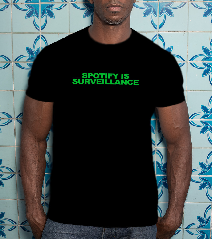 Evan Greer Spotify Is Surveillance T-Shirt