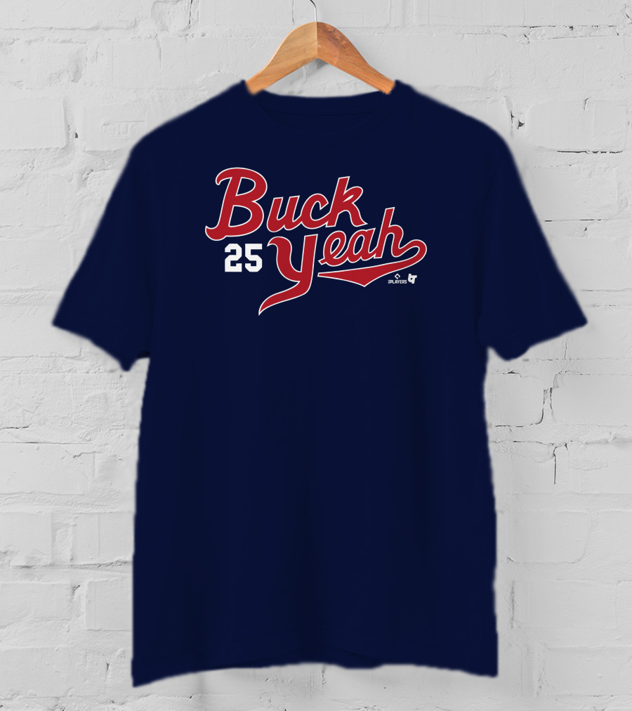 Buck Yeah 25 Players Navy Blue T-Shirt