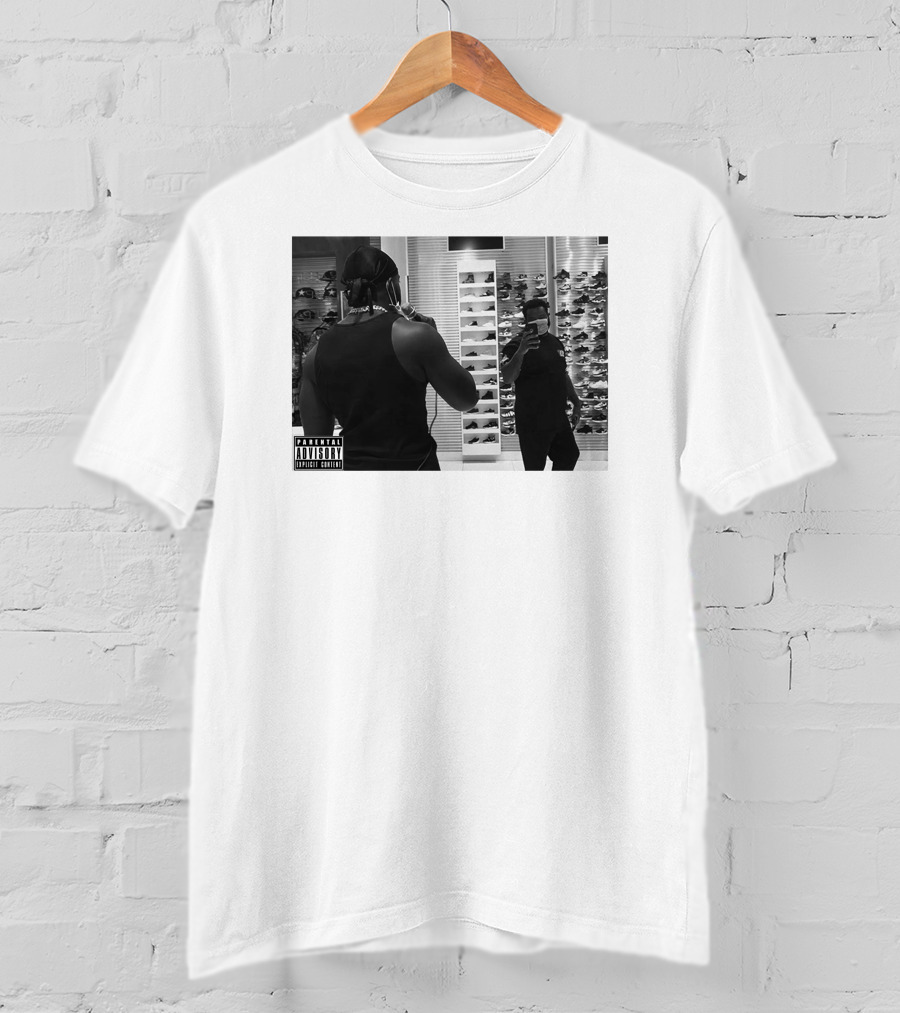 Jidion Merch PICTURE Parental Advisory Mirror Selfie Sneaker Store T-Shirt