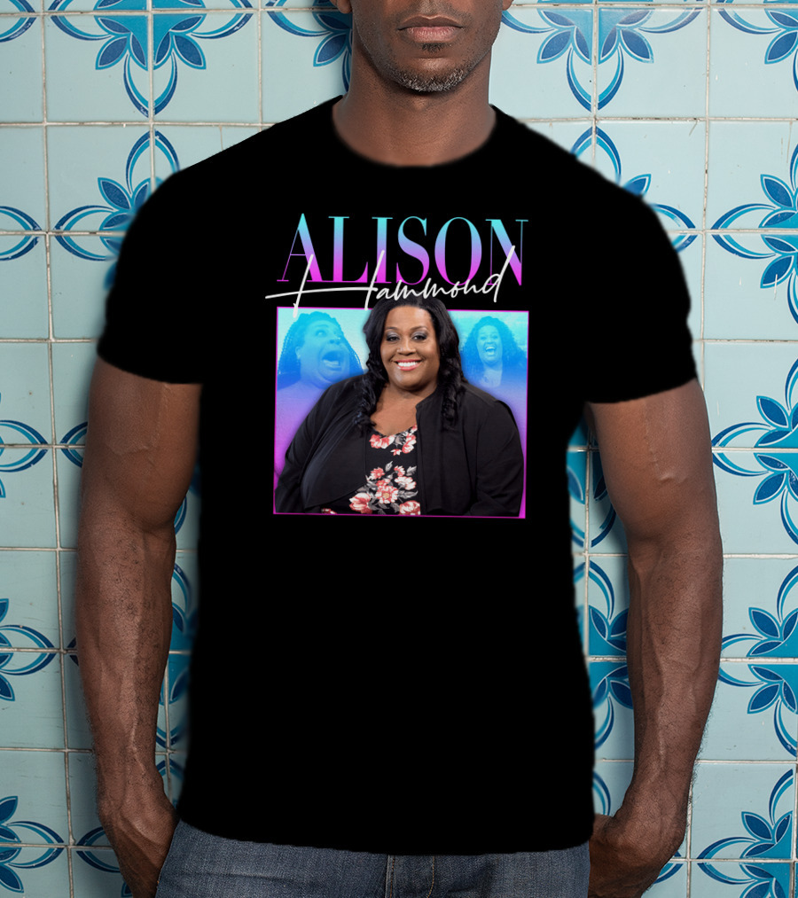 ALISON HAMMOND Vibrant Portrait With Duo Expressions T-Shirt