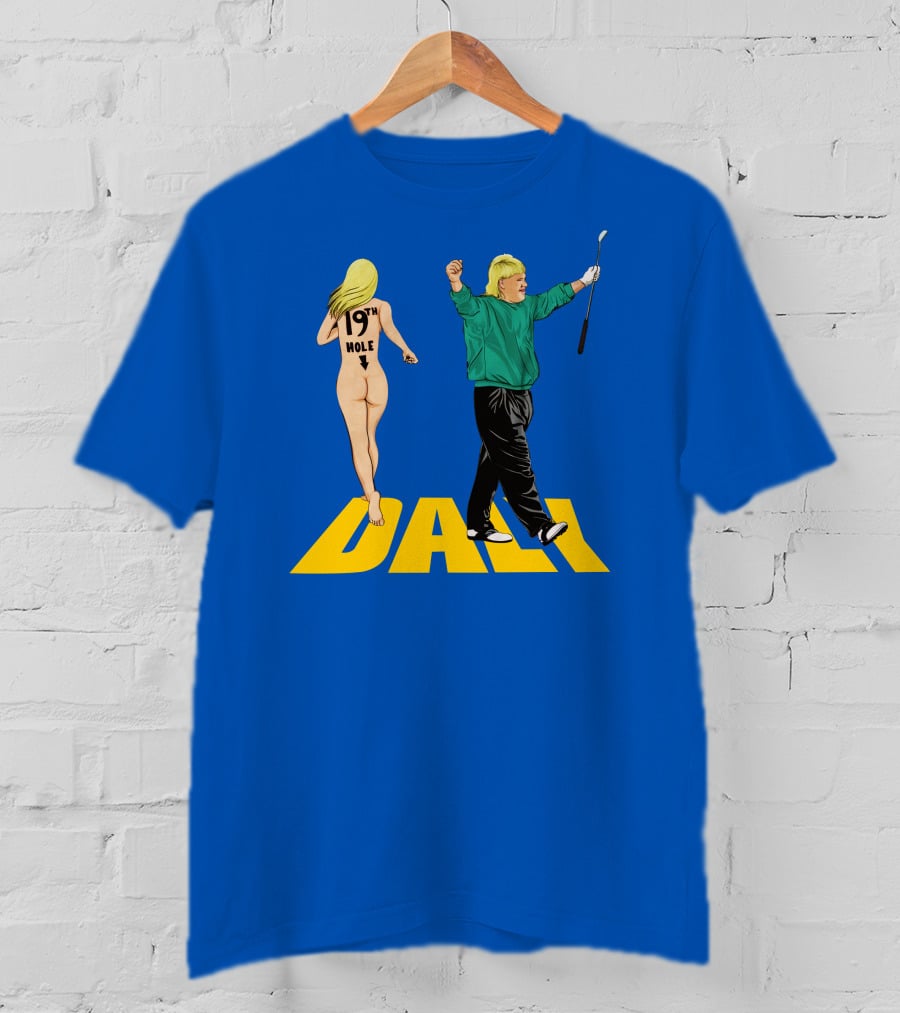 John Daly 19Th Hole Celebratory Pose With Golf Club T-Shirt