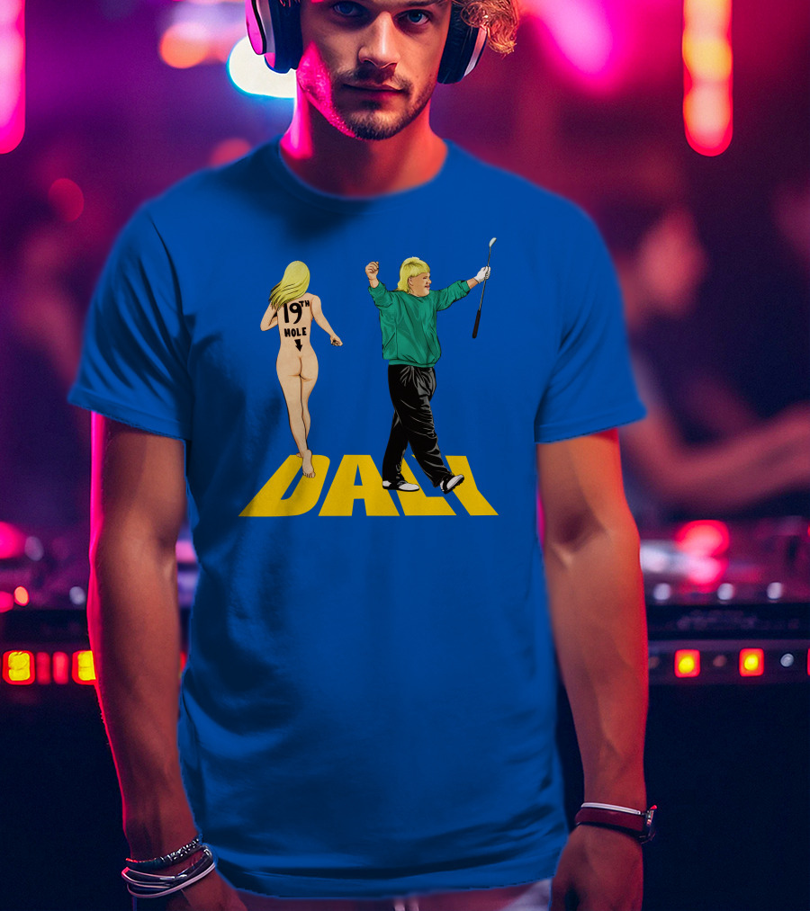 John Daly 19Th Hole Celebratory Pose With Golf Club T-Shirt