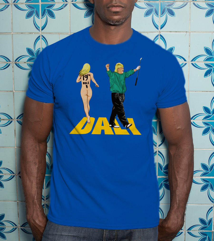 John Daly 19Th Hole Celebratory Pose With Golf Club T-Shirt