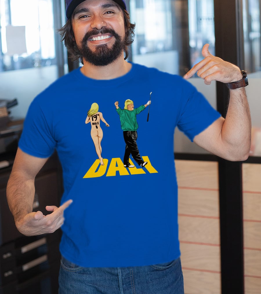 John Daly 19Th Hole Celebratory Pose With Golf Club T-Shirt