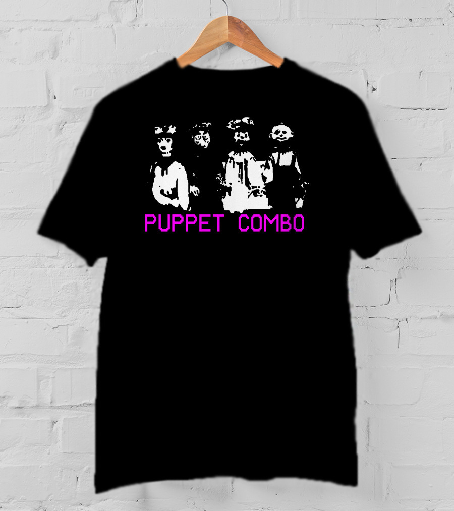 Puppet Combo Horror VHS Aesthetic T-Shirt