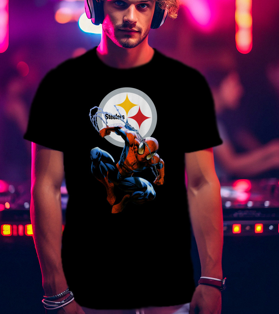 Spider-Man Steelers Fan 15 T-Shirt