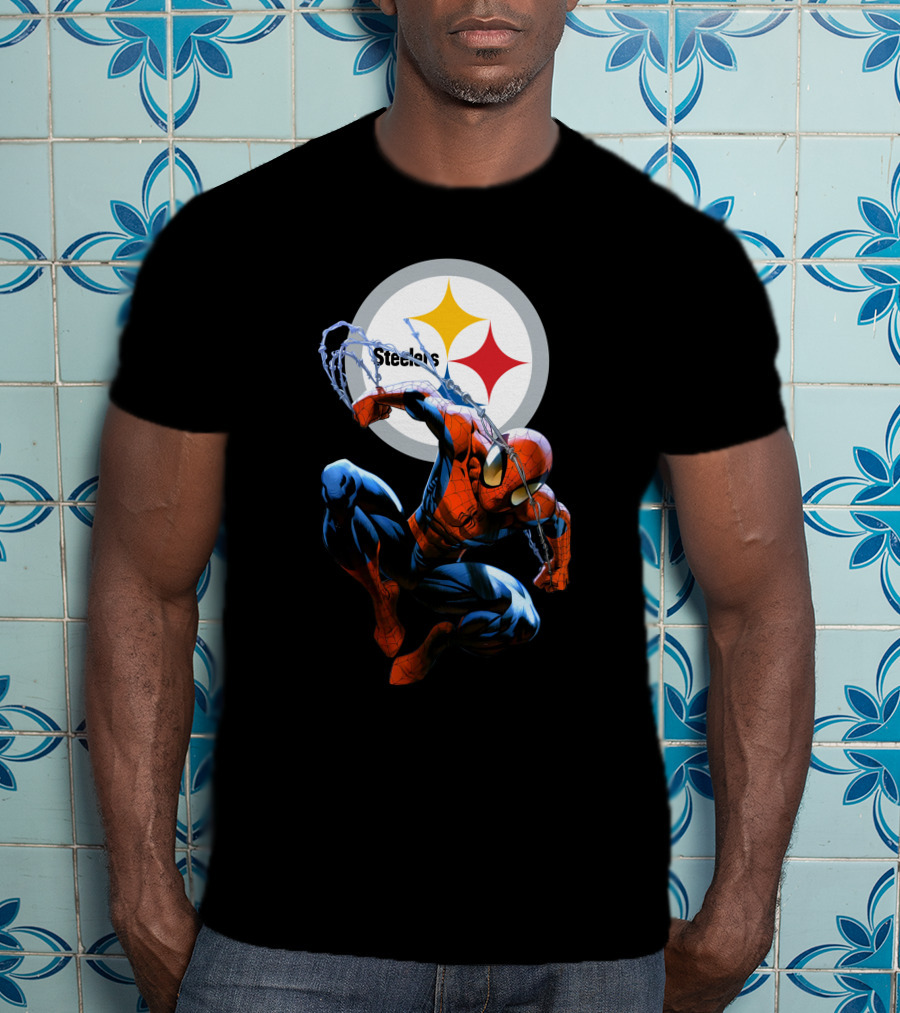 Spider-Man Steelers Fan 15 T-Shirt