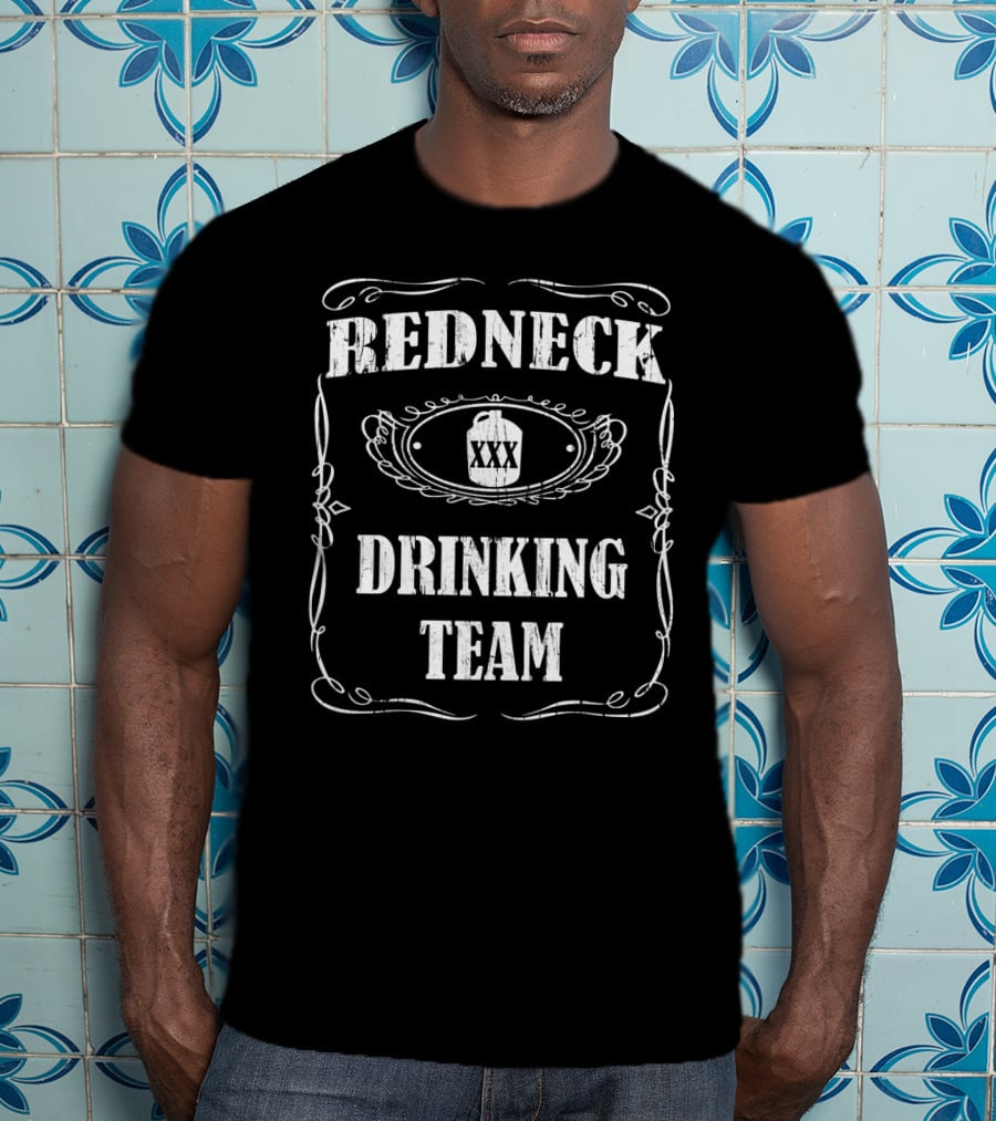 Redneck Drinking Team XXX Barrel T-Shirt