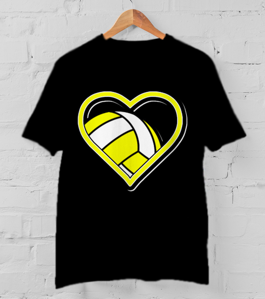Heart-Shaped Volleyball Passion T-Shirt