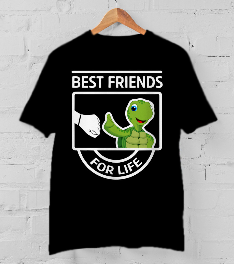 Best Friends For Life Turtle Fist Bump T-Shirt