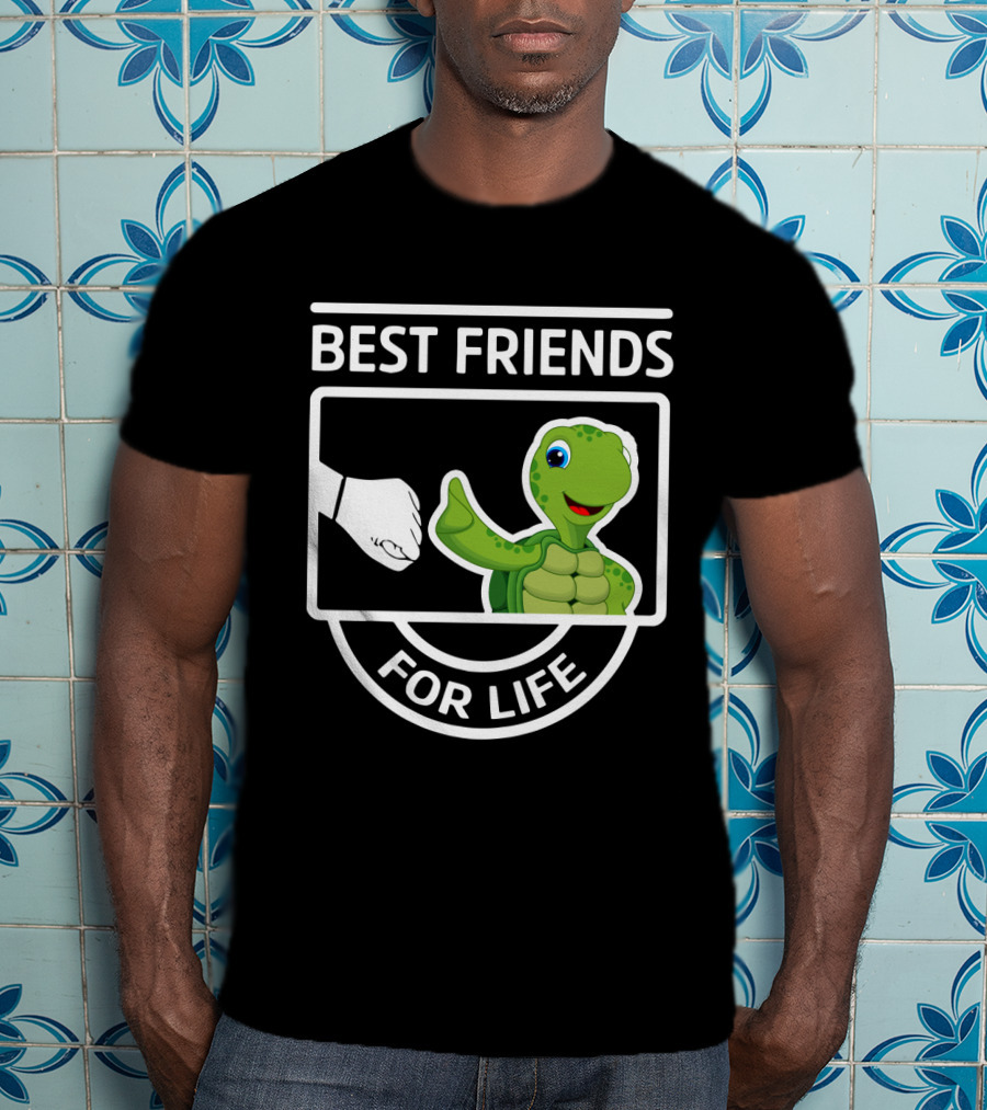 Best Friends For Life Turtle Fist Bump T-Shirt