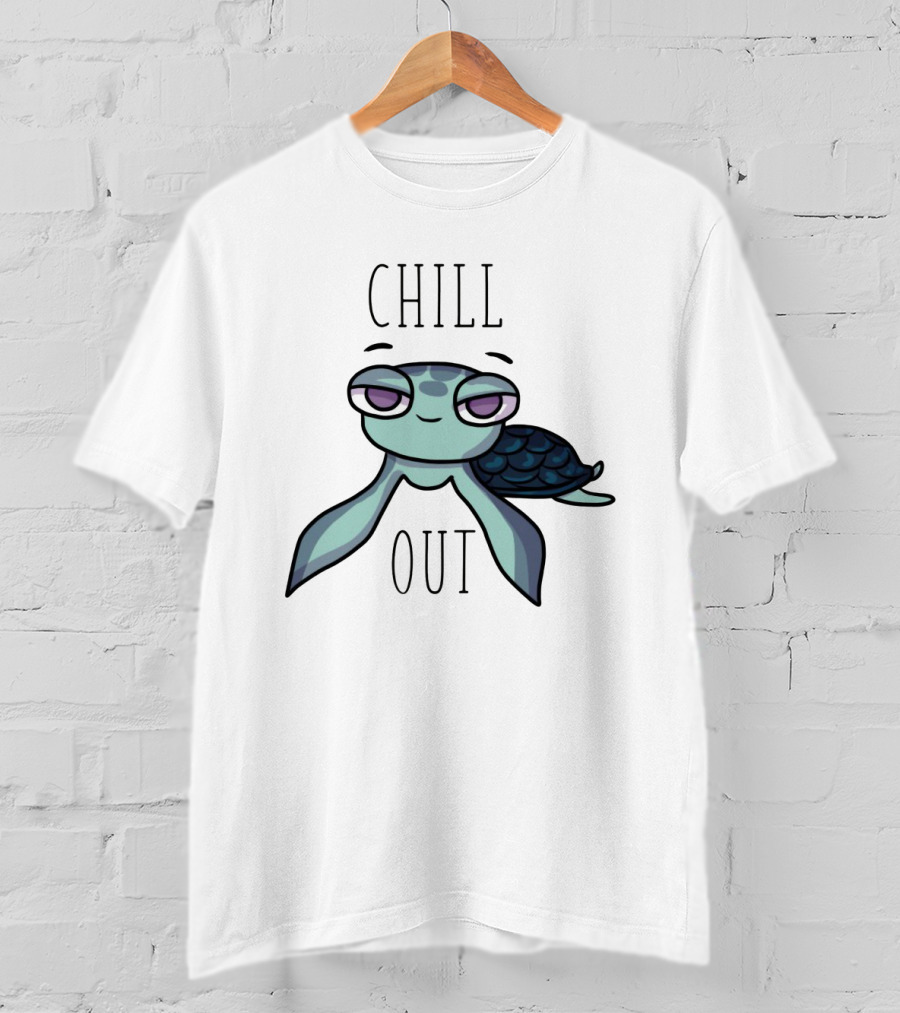Chill Out With The Relaxed Turtle Charm T-Shirt