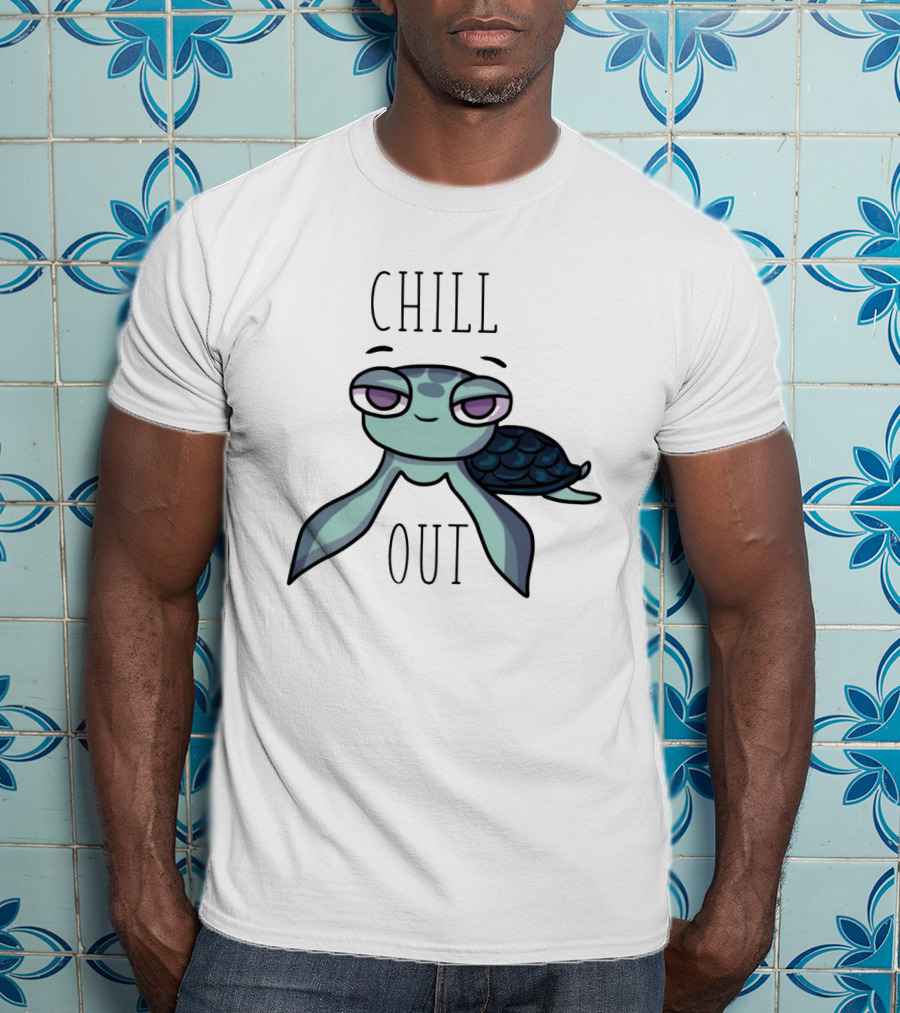 Chill Out With The Relaxed Turtle Charm T-Shirt