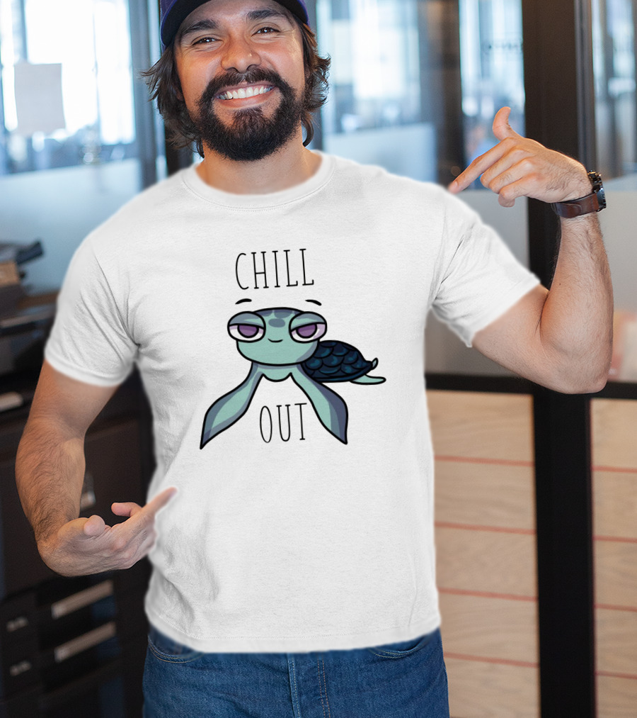 Chill Out With The Relaxed Turtle Charm T-Shirt