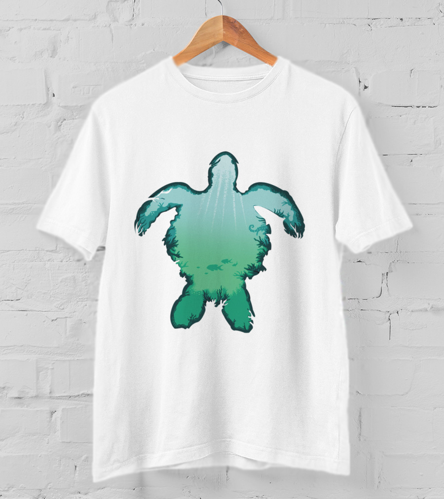 Turtle Green Ocean T-Shirt