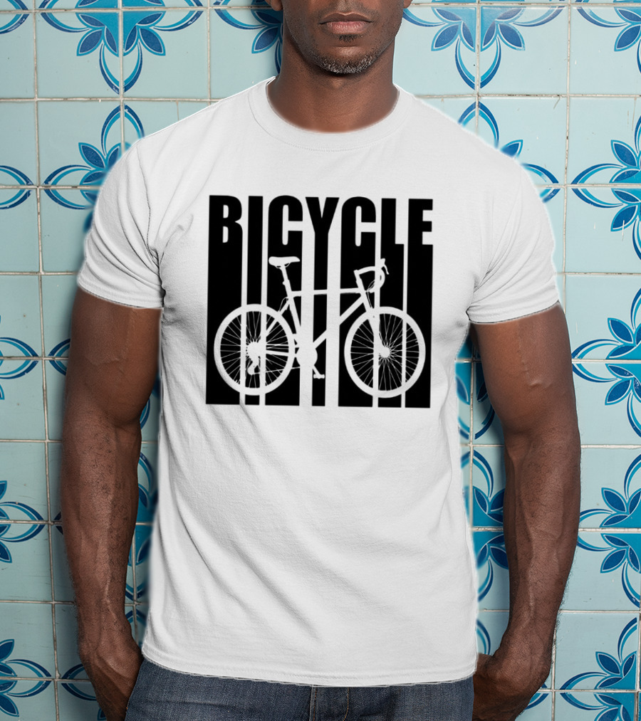 Bicycle Vertical Cutout T-Shirt