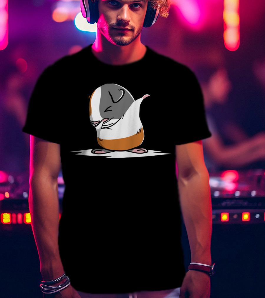 Adorable Guinea Pig Doing The Dab Dance Pose T-Shirt
