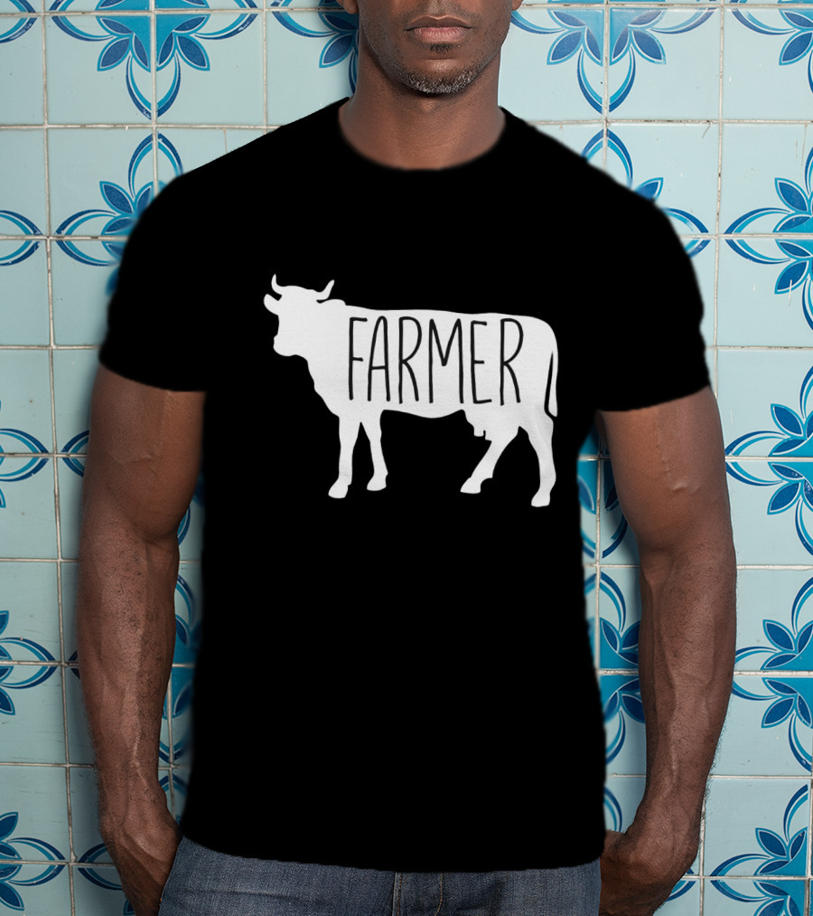 Farmer Cow T-Shirt