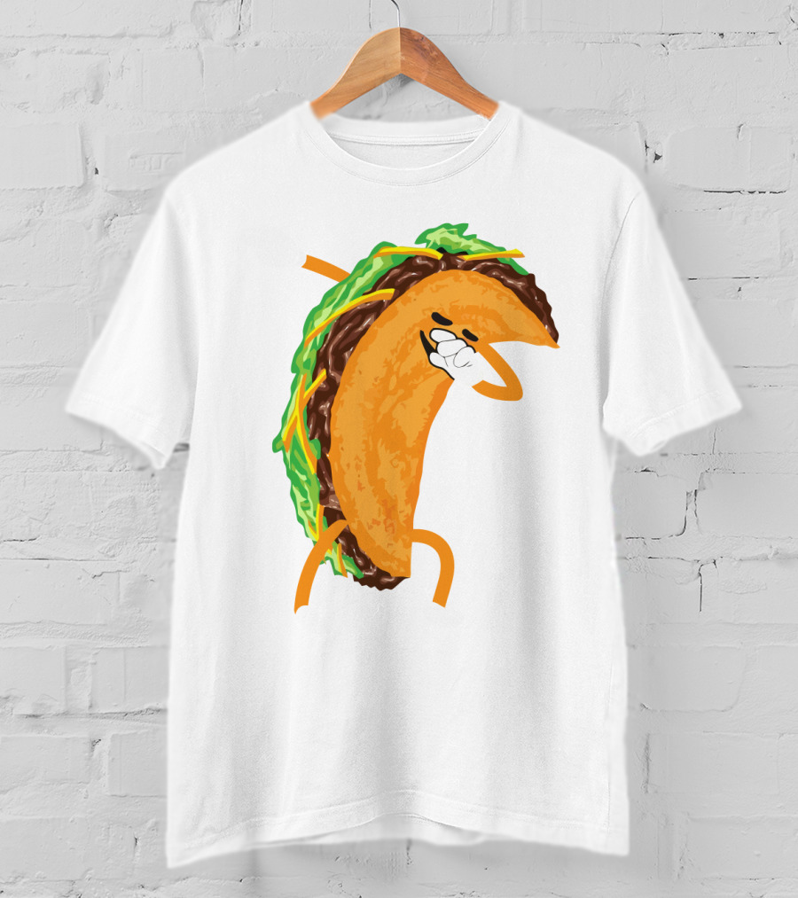 Tacos Tacos Tacos Tacos Dancing Taco Character T-Shirt