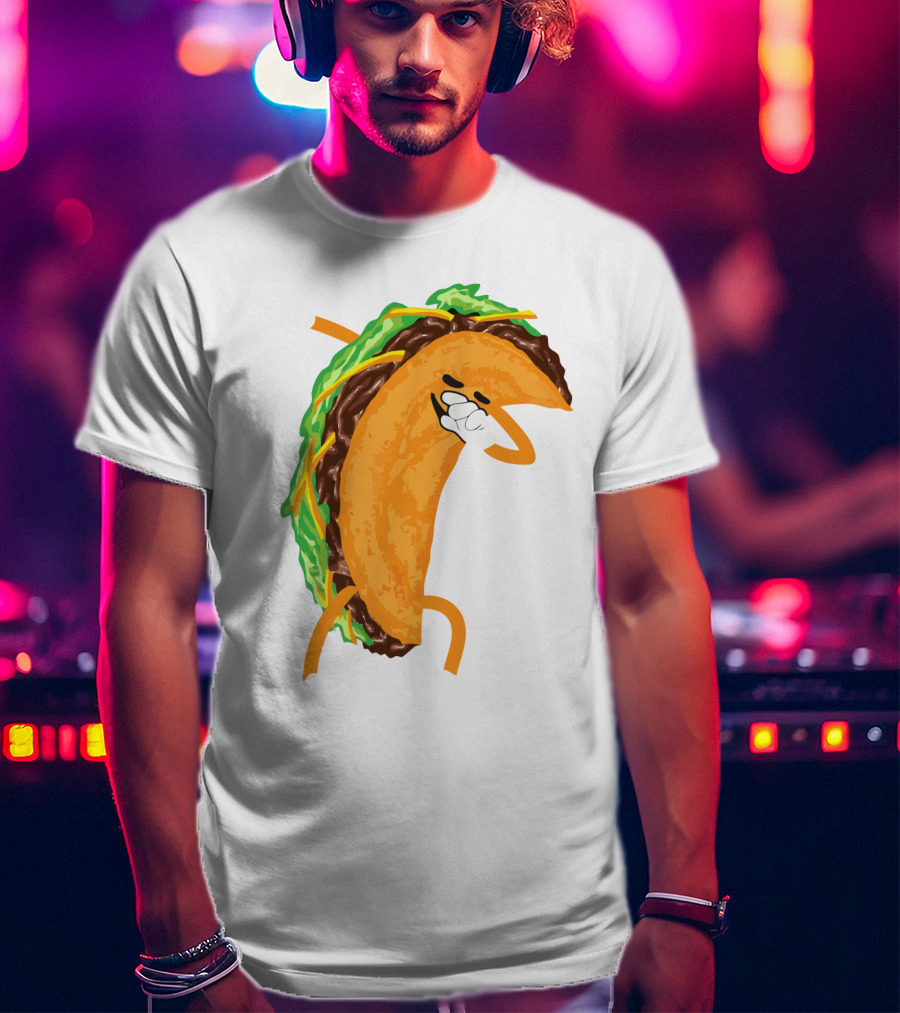 Tacos Tacos Tacos Tacos Dancing Taco Character T-Shirt