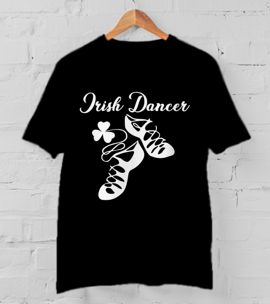 Irish Dancer Shoes Clover T-Shirt