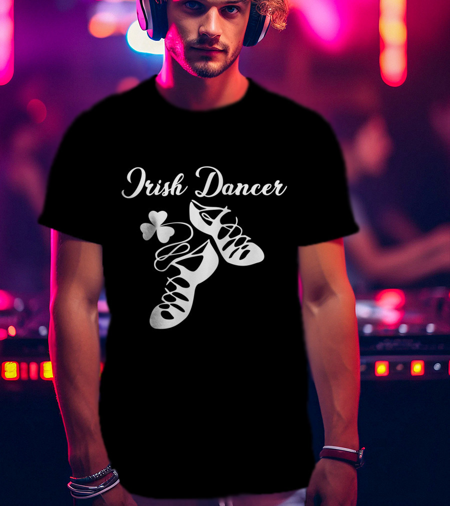 Irish Dancer Shoes Clover T-Shirt