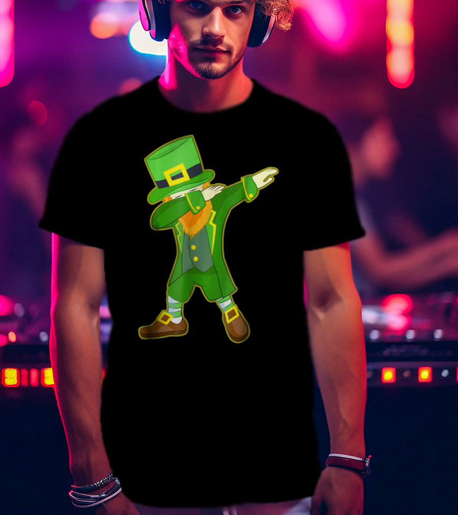 Dabbing Leprechaun St. Patrick's Day T-Shirt