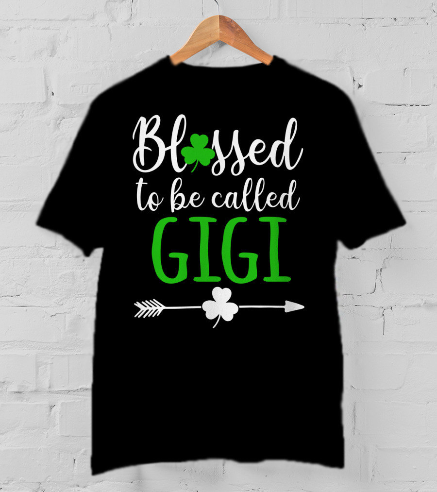 Blessed To Be Called GiGi Shamrocks Arrow T-Shirt