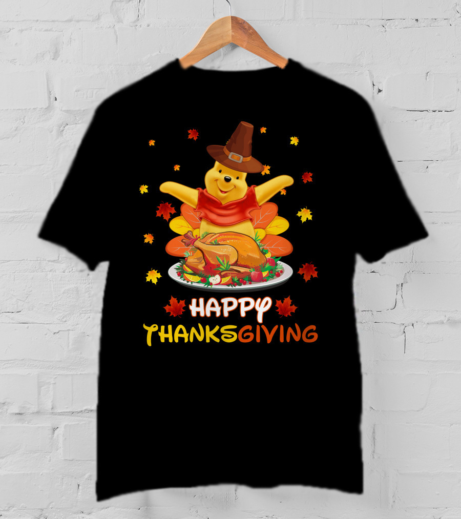 Happy Thanksgiving Pooh T-Shirt