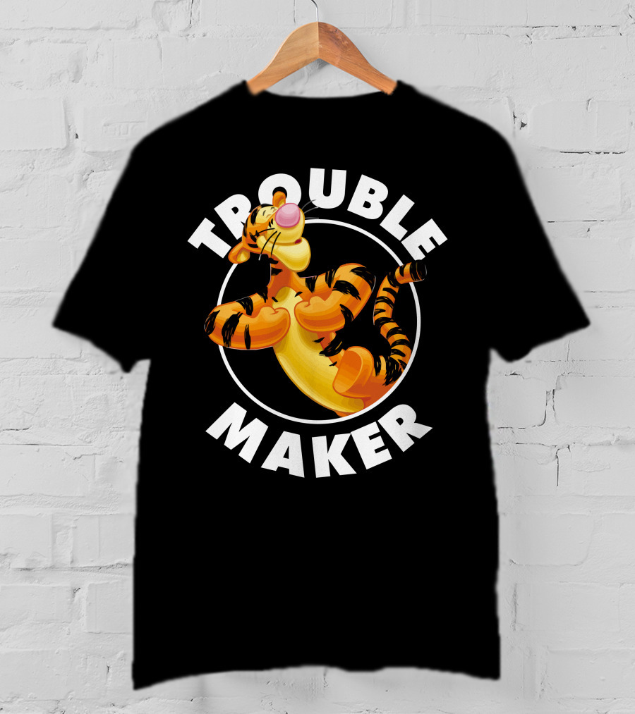 Tigger Trouble Maker Circle Pose Adventures T-Shirt