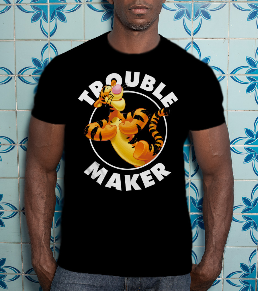Tigger Trouble Maker Circle Pose Adventures T-Shirt