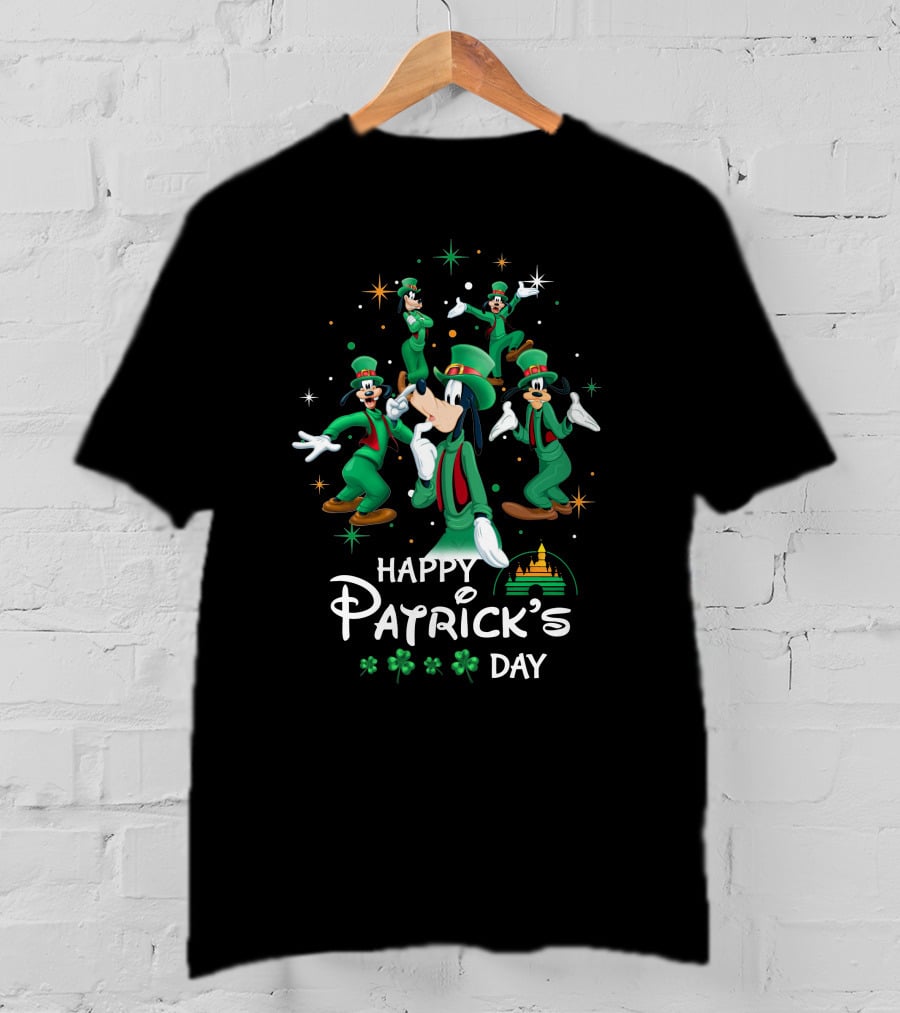 Happy Patrick's Day Goofy Disneyland Disney T-Shirt