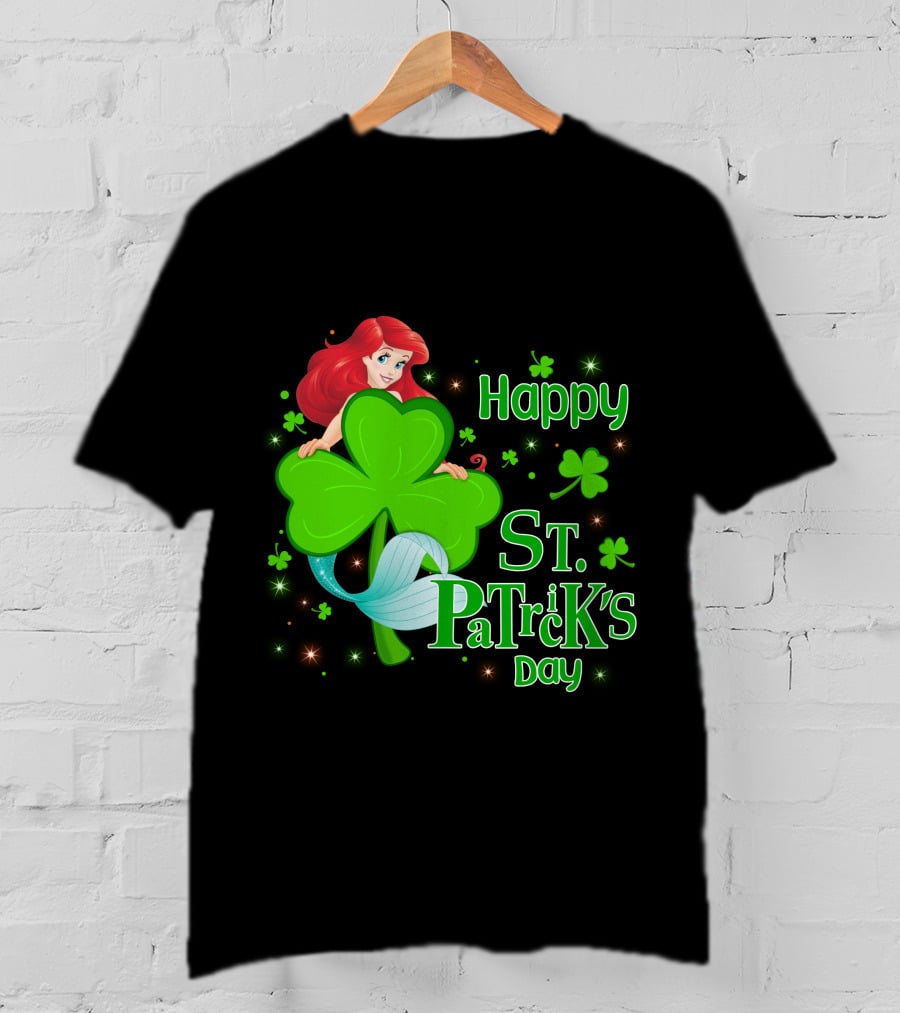 Happy St. Patrick's Day Ariel T-Shirt