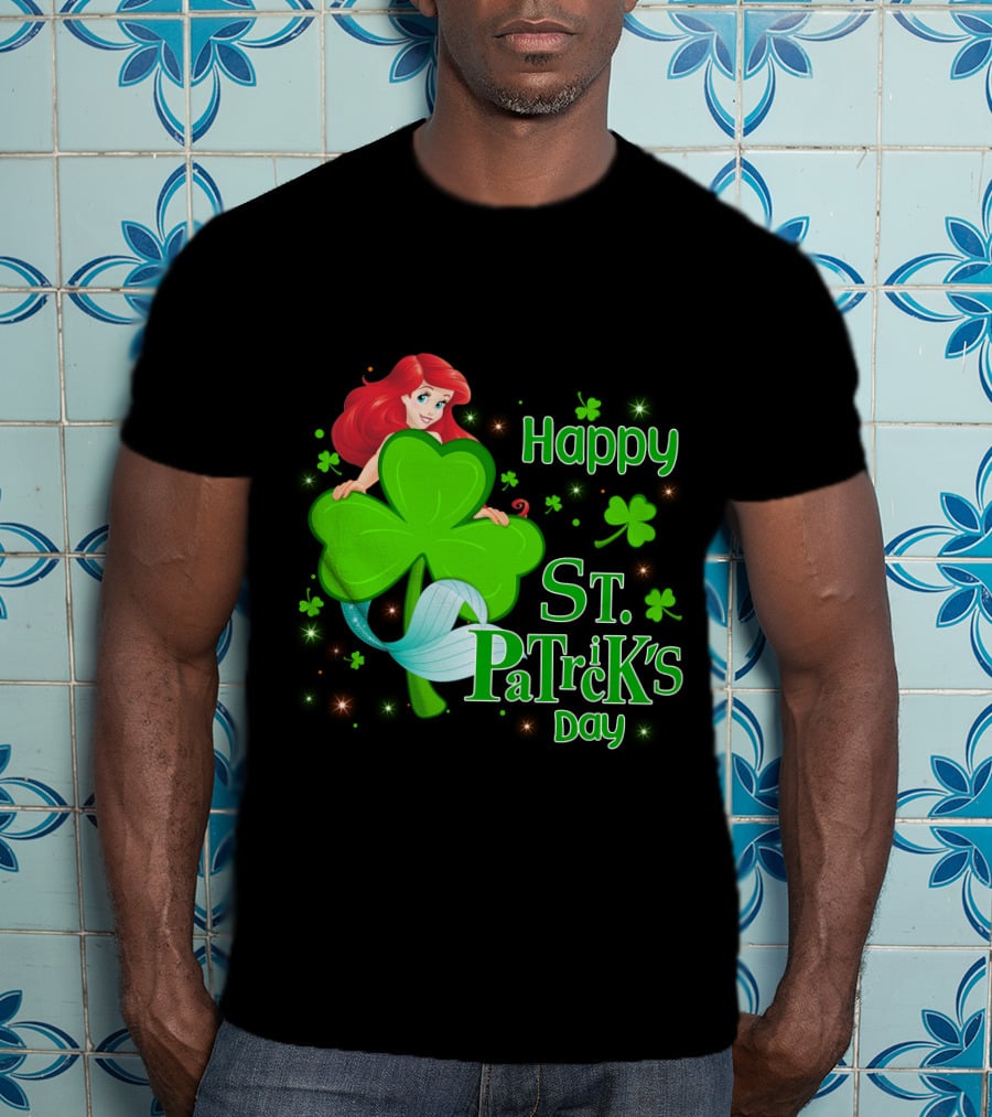 Happy St. Patrick's Day Ariel T-Shirt