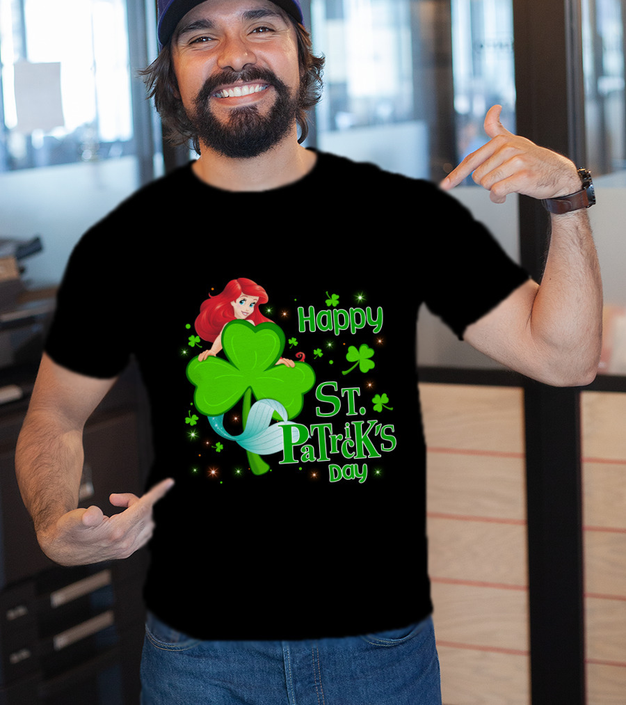 Happy St. Patrick's Day Ariel T-Shirt