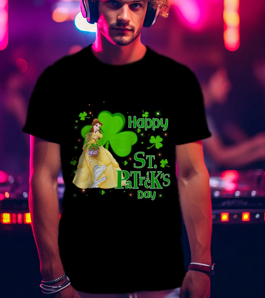 Happy St. Patrick's Day Belle Clover T-Shirt