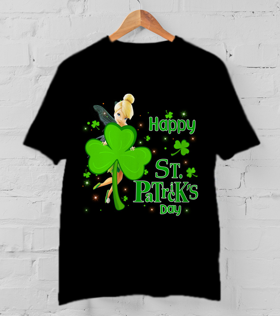 Tinkerbell Happy St. Patrick's Day T-Shirt